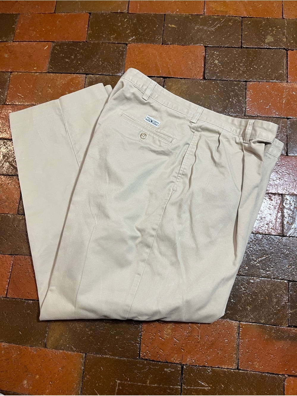 Size 36 vintage Polo Chino Ralph Lauren 28.6 inseam 3192